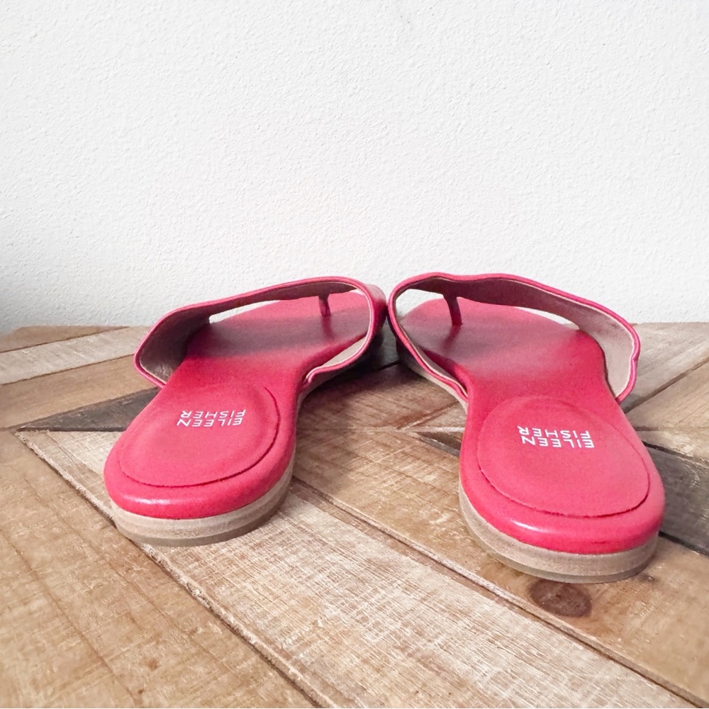 Eileen Fisher Edge Leather Sandal - Picture 9 of 11